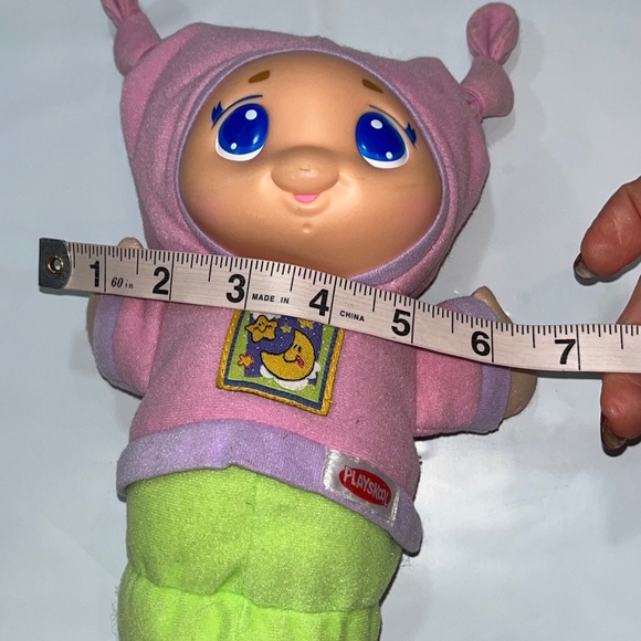 Gloworm Pink Green Glow Worm Hasbro 2008 Musical Night Light Doll use batteries - Picture 2 of 13